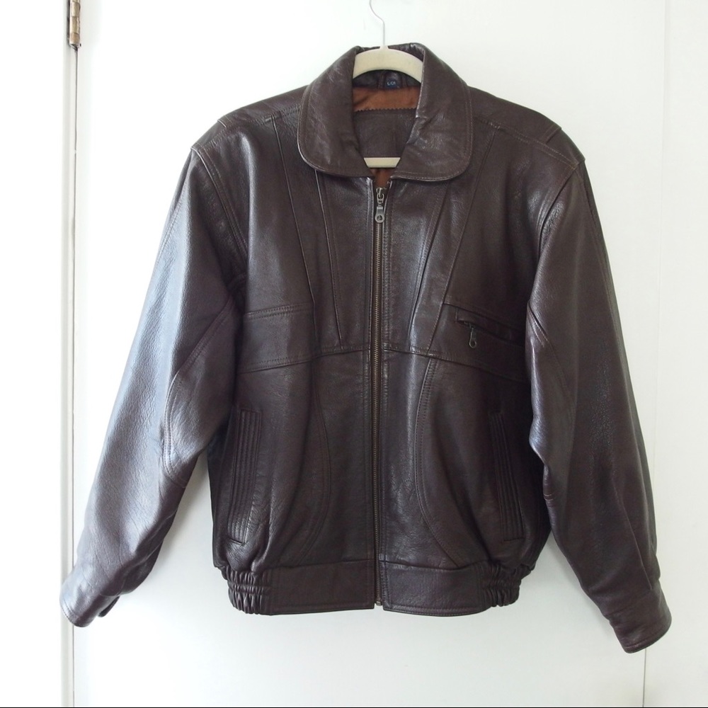 Smith Forester Vintage 90s Leather Jacket